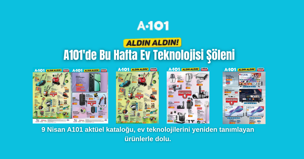 A101'de Bu Hafta Ev Teknolojisi Şöleni: Havuz Robotu, Elektrikli Bisiklet ve Daha Fazlası!