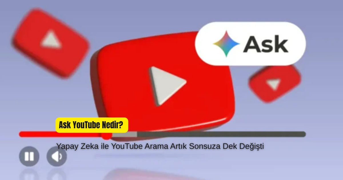 Ask YouTube Nedir? Yapay Zeka ile YouTube Arama Artık Sonsuza Dek Değişti