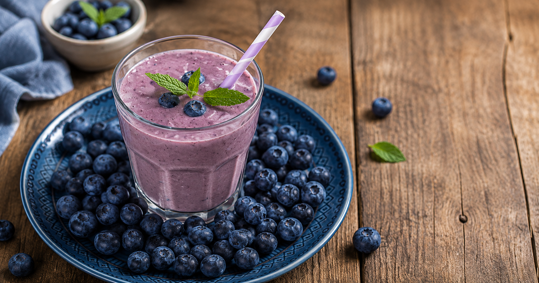 Yaban Mersinli Smoothie Tarifi | Antioksidan Bakımından Zengin Smoothie